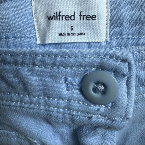 Aritzia Wilfred Free Modern Utility Pant Faded Sky Blue Size 6 - Picture 10 of 15